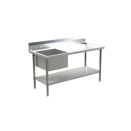 Mesa con Pileta Izquierda de 180 x 70 x 90 Centimetros QUANTUM PRO PL180I