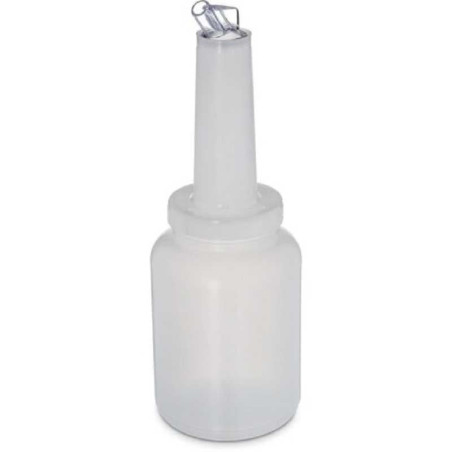 Botella para Licor de 0.5 Quartos de Tapa Blanca MASTER CHEF JW-BSP0.5-W