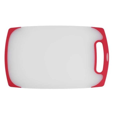 Tabla de Picar Plastica de Color Blanco  y Rojo de 15 Pulgadas CUISINART CPB-15SR