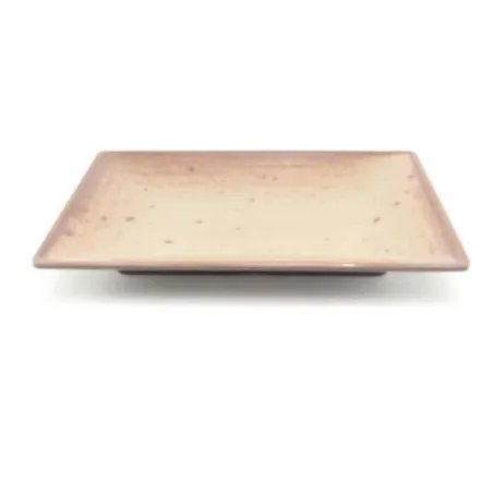 Plato Rectangular de Melamina de 9.5 Pulgadas de Color Cafe MASTER CHEF B807-GY