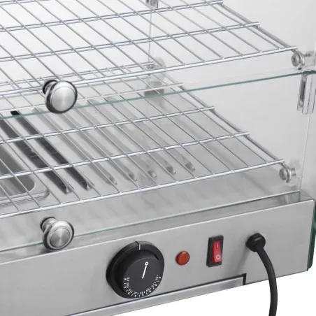 Urna Caliente Recta de 2 Niveles de 56 x 36 x 38 Centimetros QUANTUM PRO HDR250C