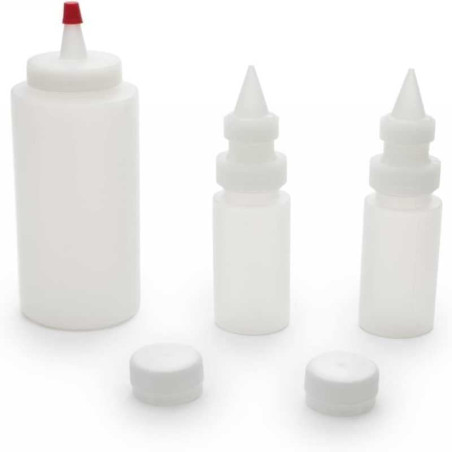 Botellas Decoradoras Plasticas, Set de 3 Piezas FOX RUN BRANDS 4312