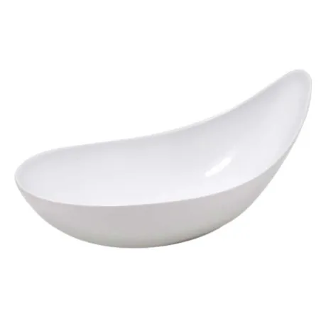 Bowl de Forma de Gota de Color Blanco de 16 Pulgadas MASTER CHEF D138
