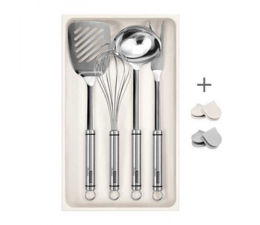 Organizador de metal para cocina 2 niveles Tescoma