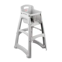 Silla Platinum para Bebe Sin Mesa y Sin Rodines RUBBERMAID FG781408PLAT