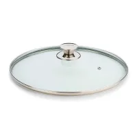 Sarten Profundo de Hierro Fundido con Tapa de Vidrio de 12 Pulgadas MASTER CHEF CLSGL-30 2