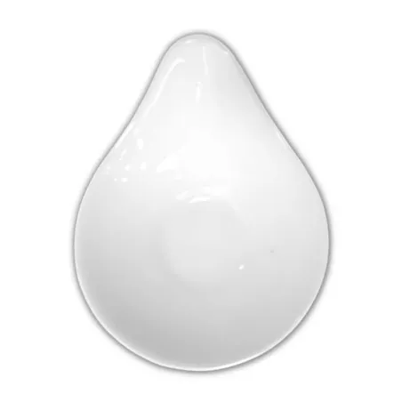 Plato Hoja de Porcelana 10 Centimetros Blanco ARNI CS2770