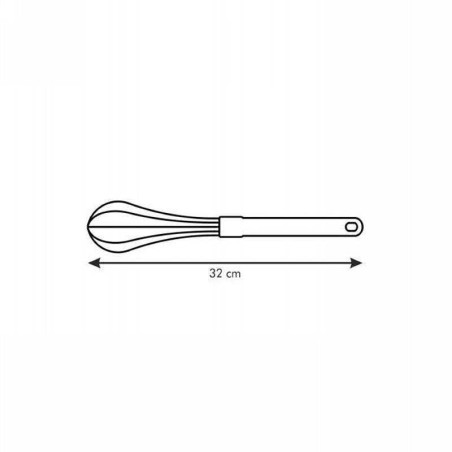 Batidor de Globo Space Line de 32 Centimetros, Color Negro TESCOMA 638028