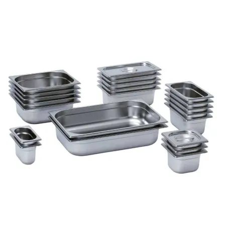 Bandeja de Acero Inoxidable Perforada Half de 4 Pulgadas THUNDER STPA3124PF