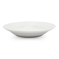 Plato de Porcelana para Sopa de Borde Ancho 9 Pulgadas Blanco ARNI S1524