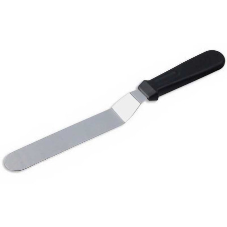 Espatula Curva para Decorar de 6 Pulgadas con Puno Plastico MASTER CHEF ICS-6S