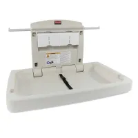 Cambiador para Bebe Horizontal, Color Plateado RUBBERMAID FG781888LPLAT