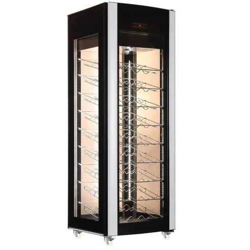 Cava de Vinos para 81 Botellas de Puerta Curva QUANTUM PRO CV81