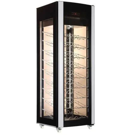 Cava de Vinos para 81 Botellas de Puerta Curva QUANTUM PRO CV81