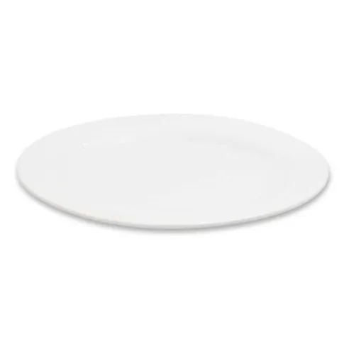 Plato Ovalado de Porcelana de Borde Delgado de 11.5 Pulgadas Blanco ARNI S6505