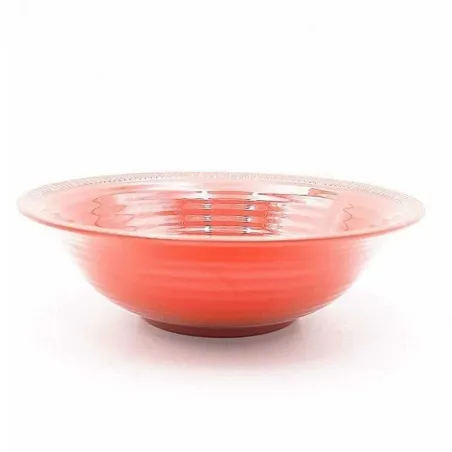 Bowl Redondo de Melamina de 9 Pulgadas de Color Rojo MASTER CHEF C488-RE
