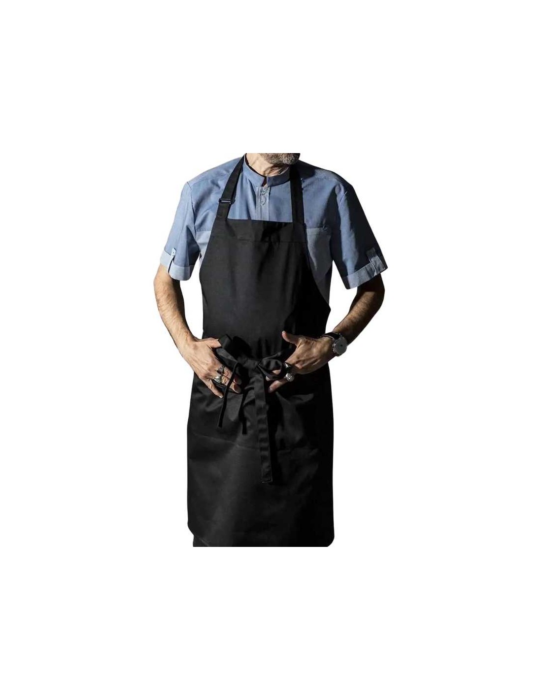 Delantal negro antracita 65x85 cm Culinarium