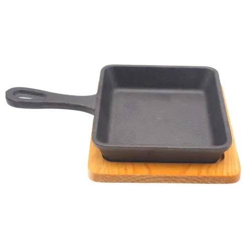 Mini Sarten Rectangular de 12.5 x 10.6 x 2.4 Centimetros MASTER CHEF 246A