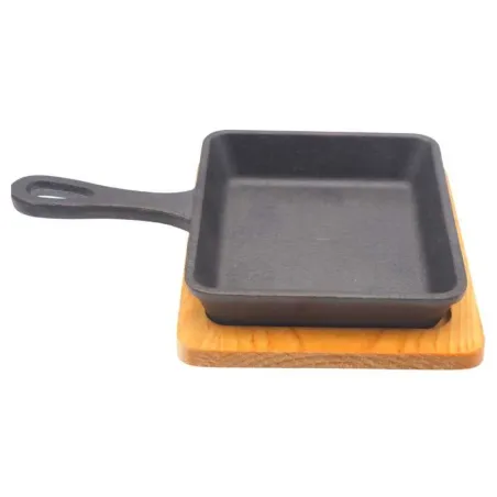 Mini Sarten Rectangular de 12.5 x 10.6 x 2.4 Centimetros MASTER CHEF 246A