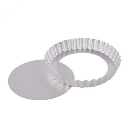 Molde de Aluminio para Tartaleta con Fondo Falso de 10 x 1 Pulgadas MASTER CHEF 0760751