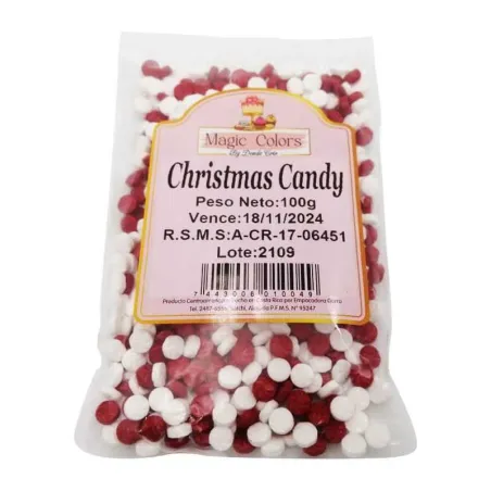 Confitillo de Christmas Candy de 100 Gramos MAGIC COLORS 7443006010049