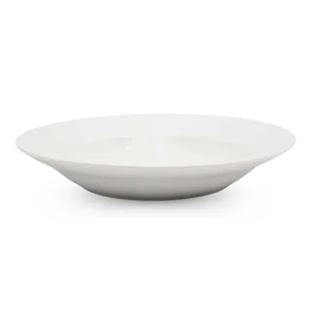 Plato para Sopa Leave de Porcelana 10.5 Pulgadas Blanco ARNI C1414