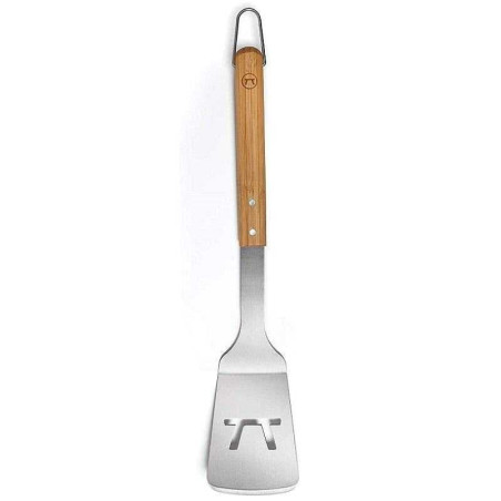 Espatula para BBQ en Acero Inoxidable con un Puno de Madera de 18 Pulgadas OUTSET QV10