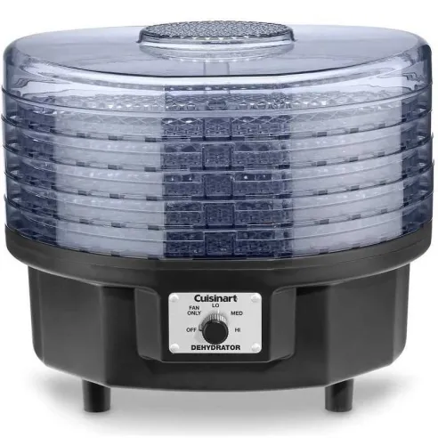 Deshidratador para Alimentos de 5 Bandejas Color Negro CUISINART DHR-20P1