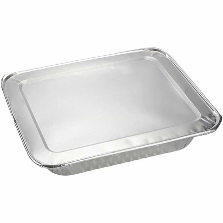 Molde de Aluminio Desechable con Tapa de  6 x 8 Pulgadas -Unidad- TIPS D-221-01/HJ
