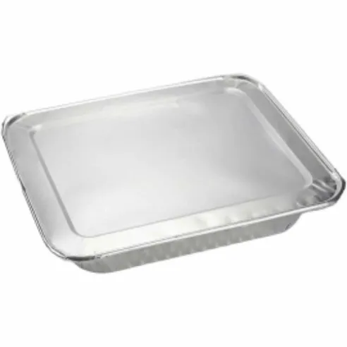 Molde de Aluminio Desechable con Tapa de 13X8.5X2.5 Pulgadas, Paquete de 100 Unidades TIPS D-223