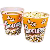 Recipiente para Palomitas de 85 Onzas de Color Amarillo, Paquete de 50 Unidades TIPS 85A 2