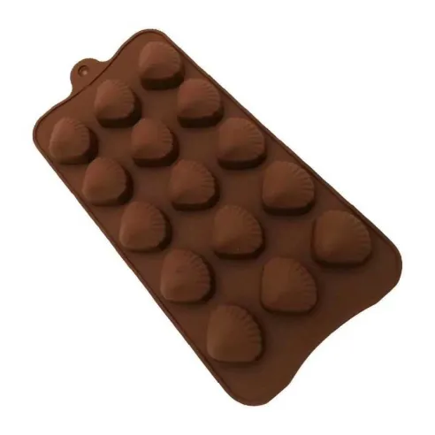 Molde de Silicon Diseno de Concha Pequena de 15 Cavidades MASTER CHEF 9890498