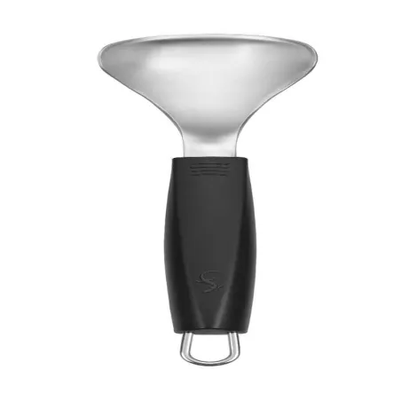 Cuchara para Helado de Mango Negro en Acero Inoxidable, Diseno Tango LURCH 00230025