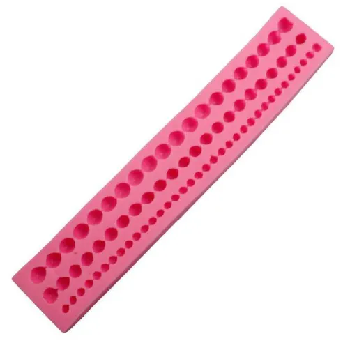 Molde de Silicon para Fondant de Borde de Bolitas TIPS 030-80