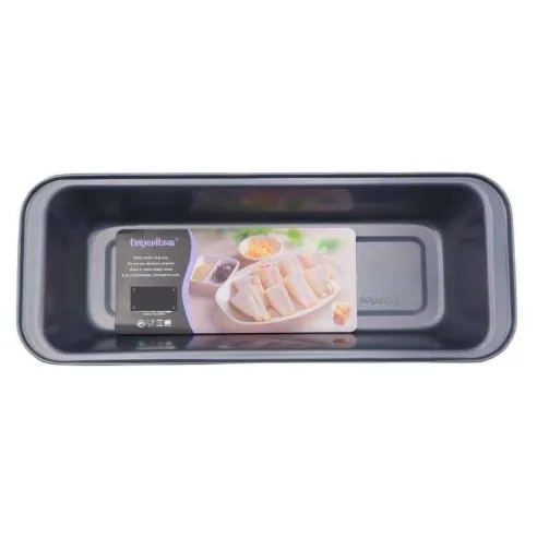 Molde Rectangular de Acero Antiadherente de 35 x 13.5 Centimetros TIPS B-130-2