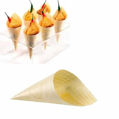 Cono de Bambu de 5 Pulgadas, Paquete de 50 Unidades TIPS ARK25-20