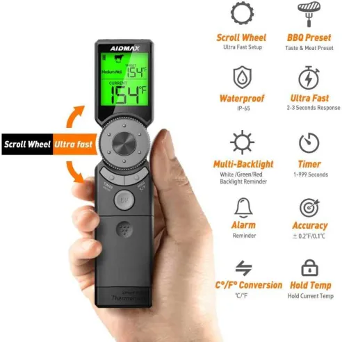 Termometro Digital para BBQ con Lectura Rapida SIN ASIGNAR MINI6