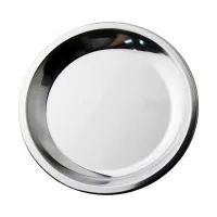 Bandeja Redonda de Acero Inoxidable de 34 Centimetros TIPS SSC-171