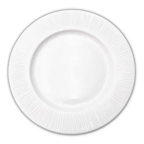 Plato Redondo de Ceramica de Borde Delgado de 26.5 Centimetros TIPS CT731