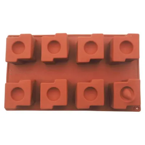 Molde de Silicon de Cubo de 8 Cavidades TIPS RRA02-99