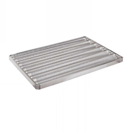 Molde Perforado para Baguette de 5 Cavidades de 60 x 40 Centimetros TIPS C-211