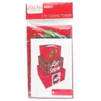 Caja Cuadrada para Reposteria de 3 Unidades SIN ASIGNAR CX3SBTACD-2