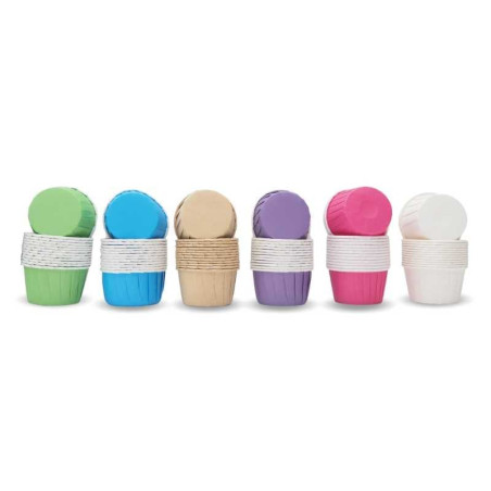 Capsulas para Cupcakes de Colores Solidos, Paquete de 24 Unidades TIPS CPC01-37