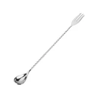 Cuchara y Tenedor para Bar de Acero inoxidable de 12 Pulgadas MASTER CHEF 9891806
