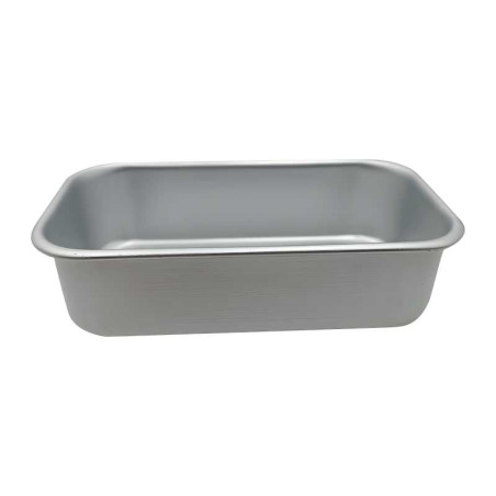 Molde Restangular Aluminio 12 x 7 x 3 Centimetros MASTER CHEF 0760655