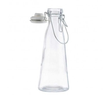 Tablecraft 10725 17 oz. Glass Carafe with Resealable Lid