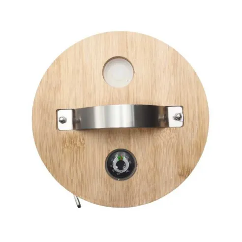 Dispensador de Bebidas Redondo con Base de Madera de 15 Litros TIPS YPJ01-07