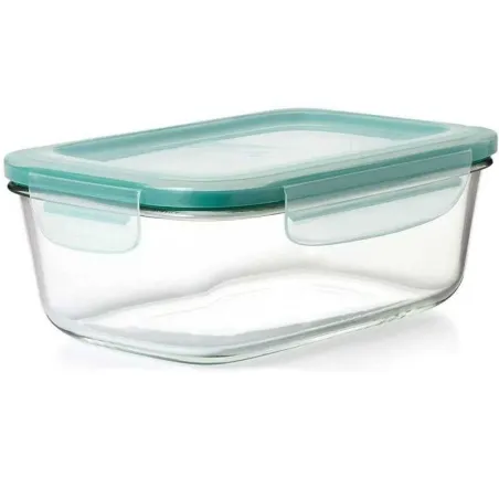Contenedor de Vidrio Rectangular Hermetico de 1000 mililitros TIPS A-173-01