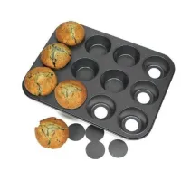 Molde Antiadherente para Cupcake de 12 Cavidades  TIPS A-79