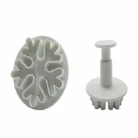 Marcador de Plastico de Copo de Nieve Grande, Set de 3 Piezas TIPS ZN1004